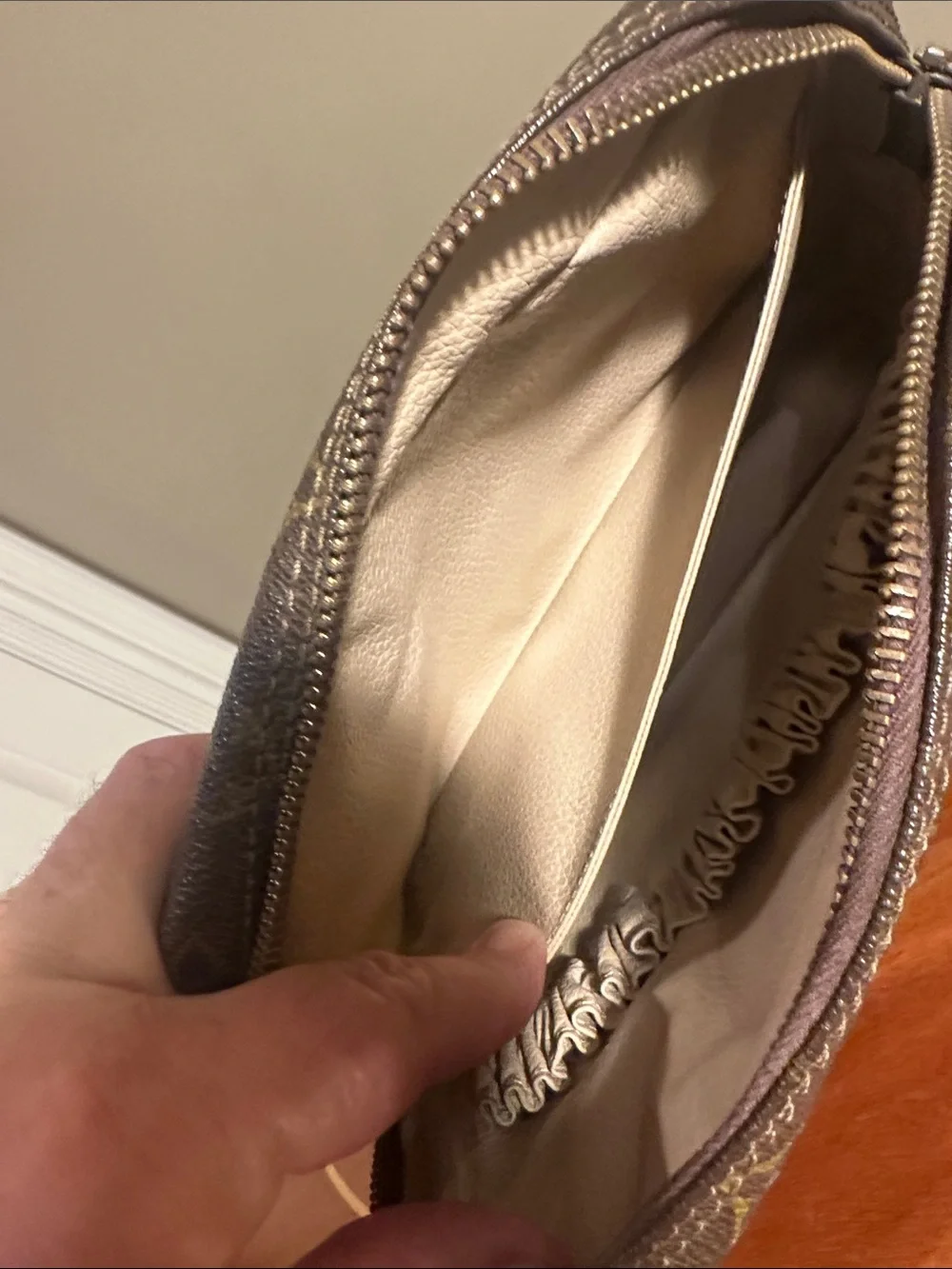 Authentic Louis Vuitton Monogram Trousse Toilette Cosmetic Bag.